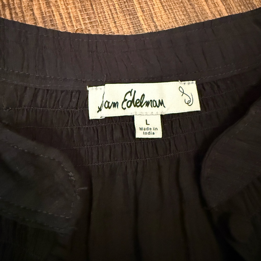 Sam Edelman Black Sheer Blouse | L - Picture 9 of 13